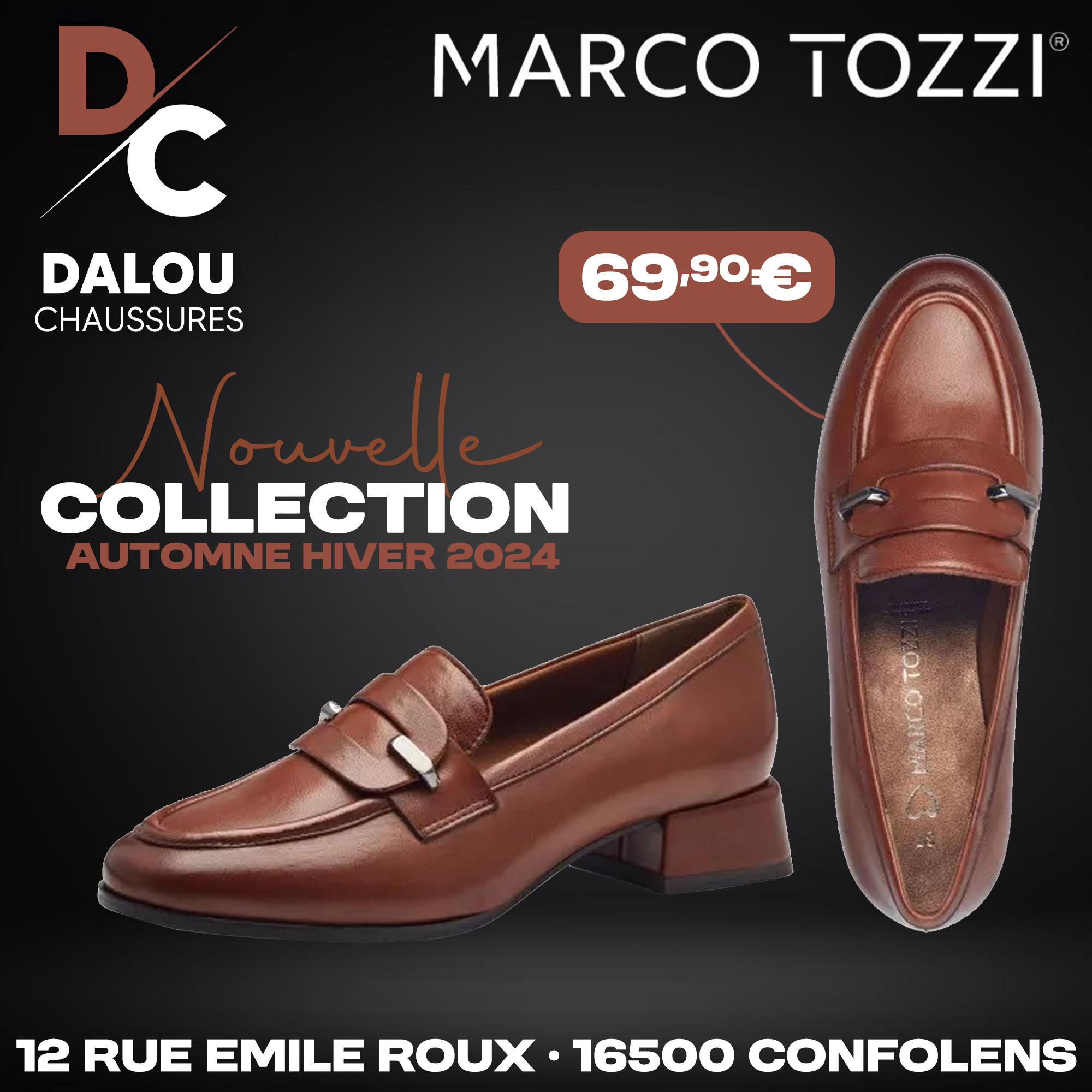 Publication DALOU Chaussures Confolens