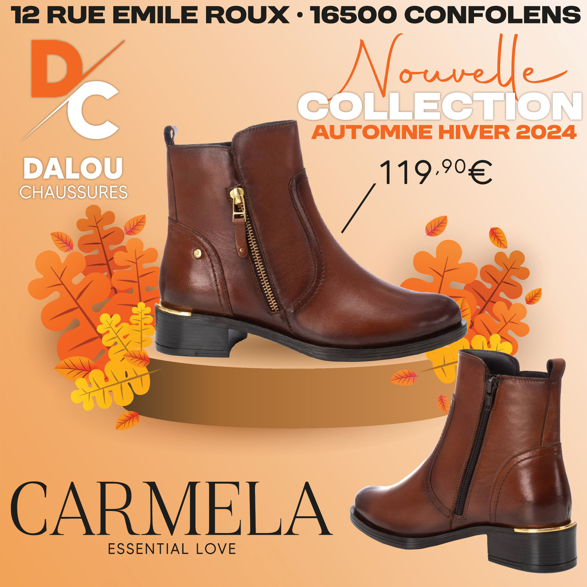 Publication DALOU Chaussures Confolens