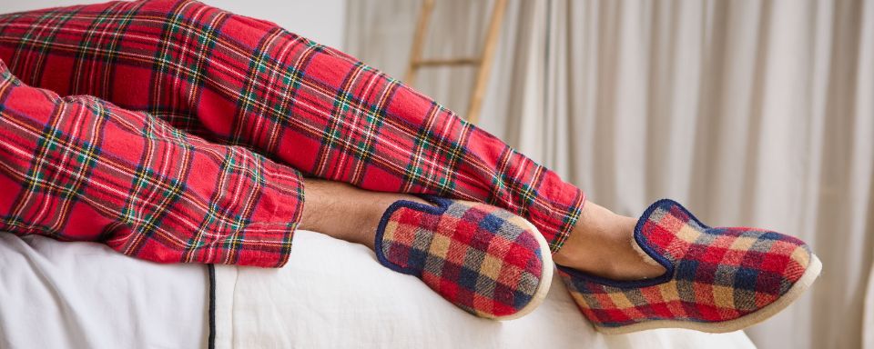Un moment de détente en charentaises Chausse Mouton
